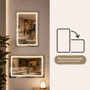 Espelho Decorativo LED Touch