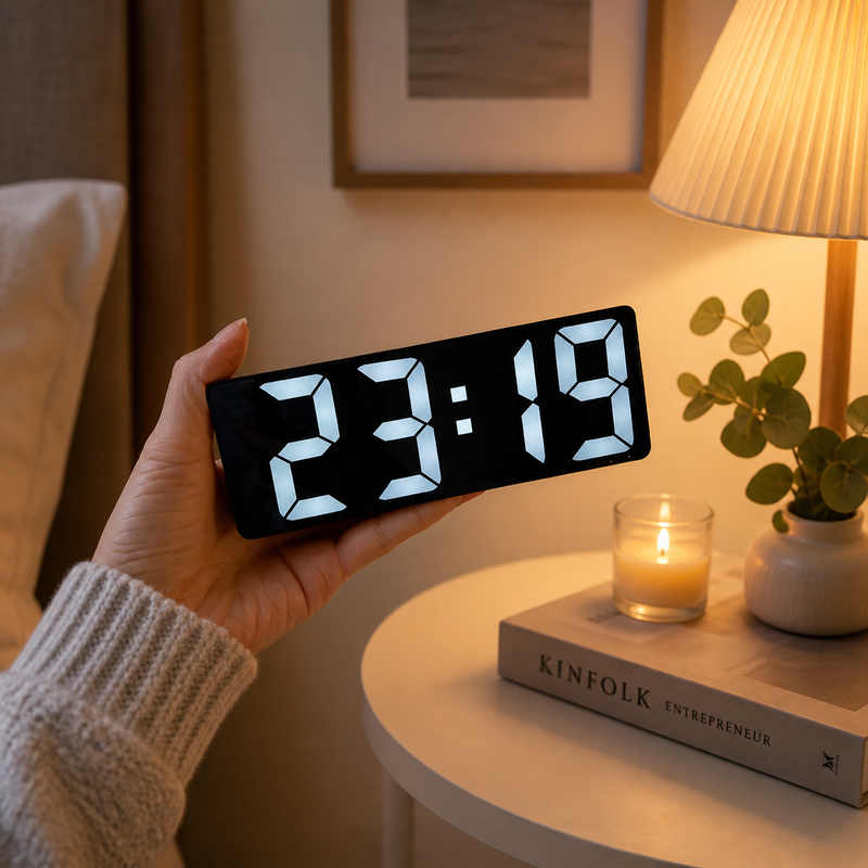 Despertador Digital LED Moderno